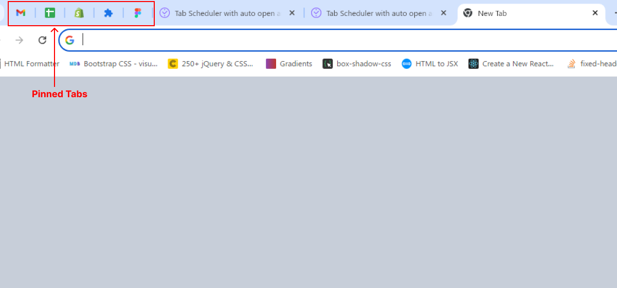 Images Pinned Tabs